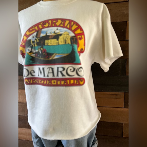 Vintage 1989 Passport Internationale RISTORANTE De MARCO, Venezia Cut Off Top - Picture 7 of 11